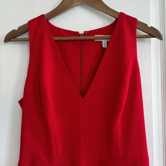 Dress the Population Catalina Vibrant Red Fit and Flare Dress Medium NEW NWT - Picture 3 of 12